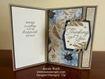Stampin' Up! Delicate Dreams back fold cards with Framed All Around and Forever Florals Dies-Jeanie Stark StampinUp