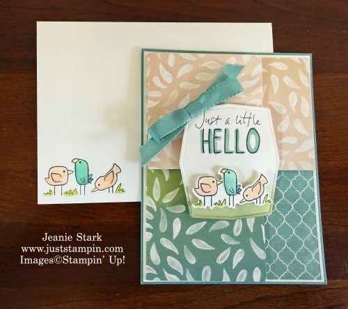 Stampin' Up! Cutest Crew and Painted Illusions pop up fun fold card idea-Jeanie Stark StampinUp