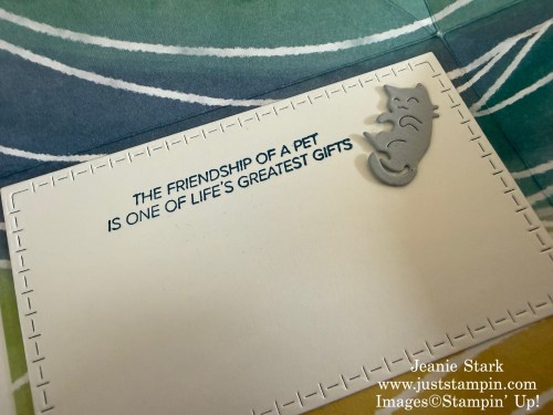 Stampin' Up! Cutest Crew and Painted Illusions pop up fun fold pet sympathy card idea-Jeanie Stark StampinUp