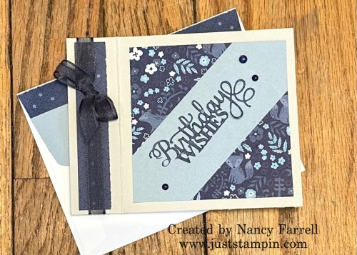 Stampin' Up! Book Bind Explosion birthday card-visit juststampin.com for handmade inspiration and more-Jeanie Stark StampinUp