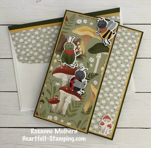 Stampin' Up! Cute As A Bug fun fold birthday card idea-visit juststampin.com for inspiration, ordering information, and more-Jeanie Stark StampinUp