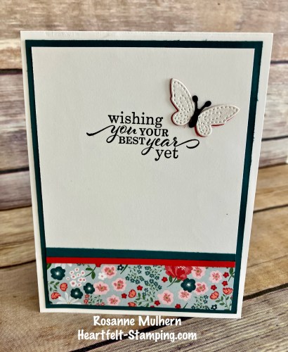 Stampin' Up! fun fold birthday card idea-visit juststampin.com for inspiration, ordering information, and more-Jeanie Stark StampinUp