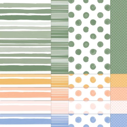 Stampin' Up! 2026-2028 Painted Patterns In Color Designer Series Paper-visit juststampin.com for inspiration, ordering information, and more-Jeanie Stark StampinUp