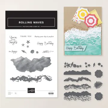 Stampin' Up! Rolling Waves Bundle-Visit juststampin.com for inspiration, ordering information, and more-Jeanie Stark StampinUp