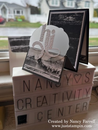 Stampin' Up! fun fold card idea-visit juststampin.com for inspiration, ordering information, and more-Jeanie Stark StampinUp