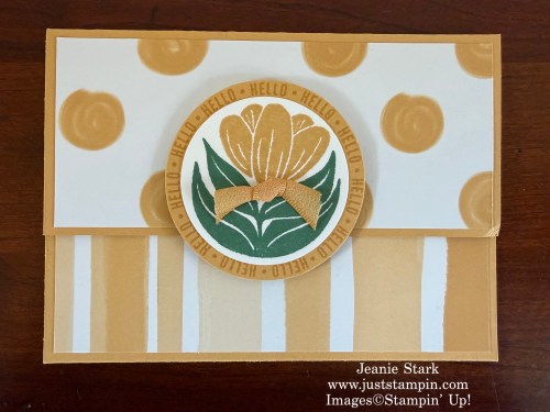 Stampin' Up! 2026-2028 In Color card with Painted Patterns Designer Series Paper and A Round of Hellos stamp set-Jeanie Stark StampinUp