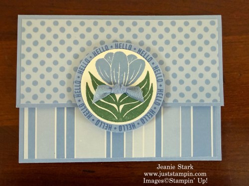 Stampin' Up! 2026-2028 In Color card with Painted Patterns Designer Series Paper and A Round of Hellos stamp set-Jeanie Stark StampinUp
