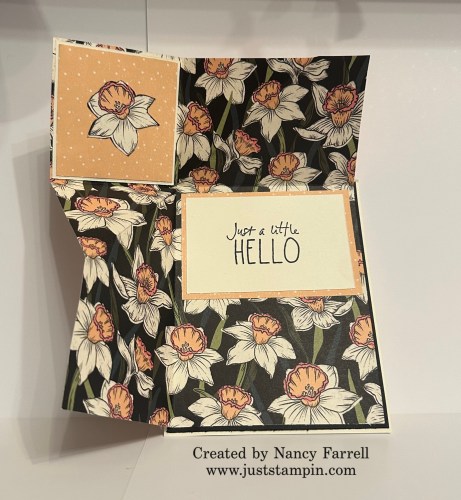 Stampin' Up! all occasion fun fold friend card idea-visit juststampin.com for inspiration, ordering information, and more-Jeanie Stark StampinUp