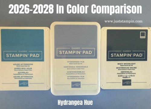 Stampin' Up! 2026-2028 In Color Comparison-Jeanie Stark StampinUp