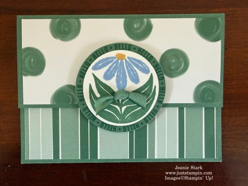Stampin' Up! 2026-2028 In Color card with Painted Patterns Designer Series Paper and A Round of Hellos stamp set-Jeanie Stark StampinUp