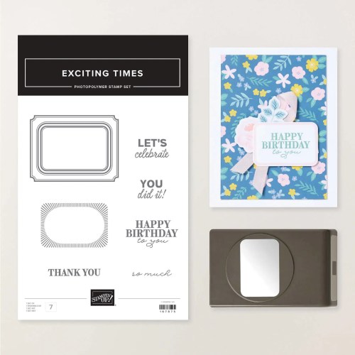 Stampin' Up! Exciting Times Bundle-visit juststampin.com for inspiration, ordering information, and more-Jeanie Stark StampinUp