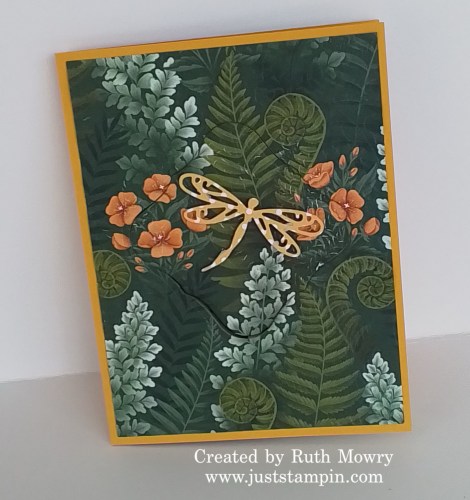 Stampin' Up! Moonlit Flora fun fold card idea-visit juststampin.com for inspiration, ordering information, and more-Jeanie Stark StampinUp