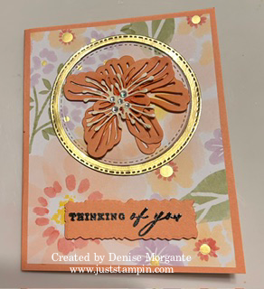 Stampin' Up! Lovely & Beautiful thinking of you fun fold card idea-visit juststampin.com for inspiration, ordering information, and more-Jeanie Stark StampinUp
