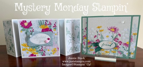 Stampin' Up! Velvet Meadow fun fold card ideas-Jeanie Stark StampinUp