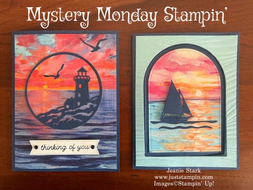 Stampin' Up! Scenic Coast Pop Up Window fun fold card ideas-Jeanie Stark StampinUp