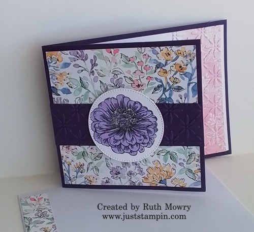 Stampin' Up! Fun Fold card for a friend-visit juststampin.com for inspiration, ordering information, and more-Jeanie Stark StampinUp