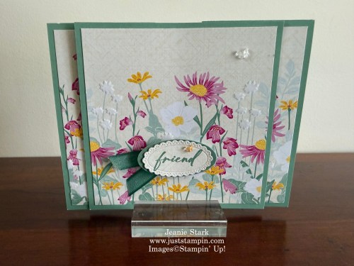 Stampin' Up! Velvet Meadow fun fold card ideas-Jeanie Stark StampinUp