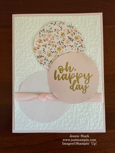 Stampin' Up! Bloom Boutique and Eyelet Blooms Die all occasion card idea-Jeanie Stark StampinUp