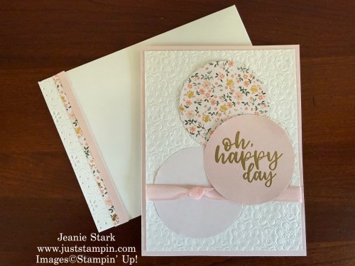 Stampin' Up! Bloom Boutique and Eyelet Blooms Die all occasion card idea-Jeanie Stark StampinUp