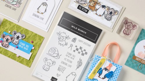 Stampin' Up! Wild Bunch Stamp Set-visit juststampin.com to find out how to get this set for just $5 in June-Jeanie Stark StampinUp