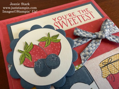 Stampin' Up! fun fold pocket cards with Homemade Sweetness-Jeanie Stark StampinUp