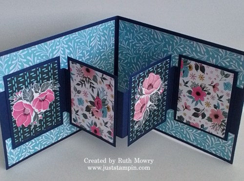 Stampin' Up! W fun fold card idea-visit juststampin.com for inspiration, ordering information, and more-Jeanie Stark StampinUp