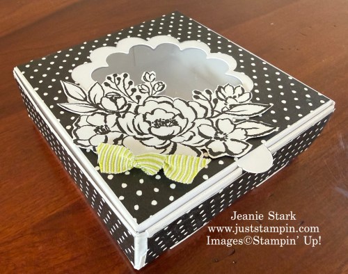 Stampin' Up! Artisan Sketched GARDEN SCALLOPED WINDOW BOX IDEA-JEANIE STARK StampinUp