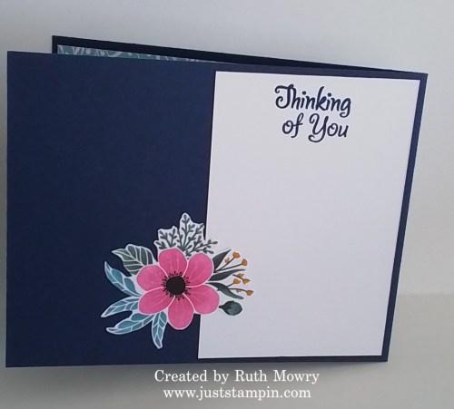 Stampin' Up! W fun fold card idea-visit juststampin.com for inspiration, ordering information, and more-Jeanie Stark StampinUp
