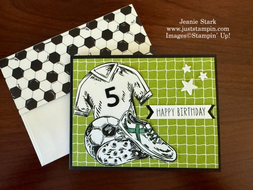 Stampin' Up! A Wonderful Match fun fold birthday card idea-Jeanie Stark StampinUp