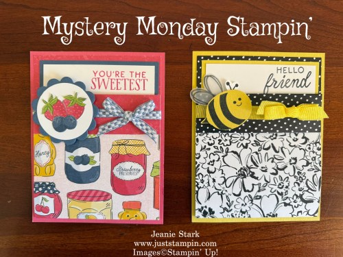 Stampin' Up! fun fold pocket cards with Homemade Sweetness and Artisan Sketched Garden-Jeanie Stark StampinUp