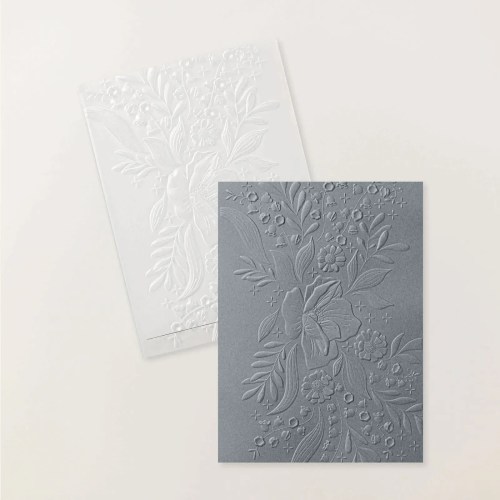 Stampin' Up! Floral Spray 3D embossing Folder- visit juststampin.comf for inspiration, ordering information, and more-Jeanie Stark StampinUp