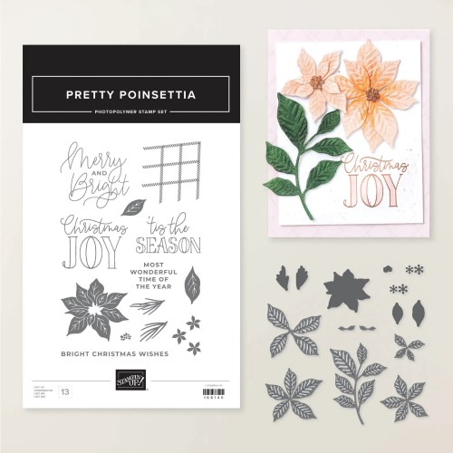 Stampin' Up! Pretty Poinsettia Bundle-visit juststampin.com for inspiration, ordering information, and more-Jeanie Stark StampinUp