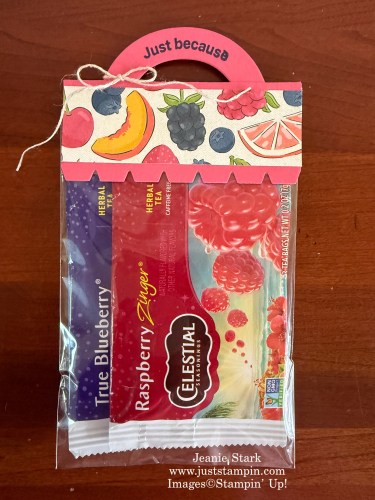 Stampin' Up! Playful Packaging idea with Homemade Sweetness Designer Series Paper-Jeanie stark StampinUp