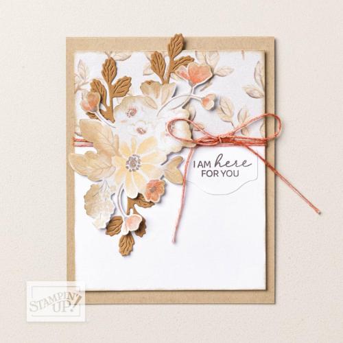 Stampin' Up! Glow of Harvest Designer Series Paper idea-visit juststampin.com for inspiration, ordering information, and more-Jeanie Stark StampinUp