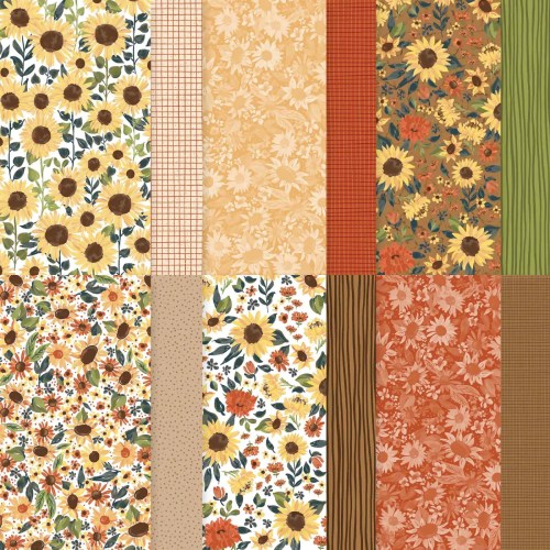 Stampin' Up! Sunflower Fields Designer series Paper-visit juststampin.com for inspiration, ordering information, and more-Jeanie Stark StampinUp