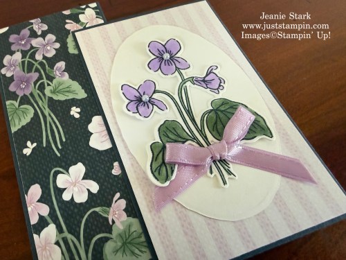 Stampin' Up! Violet Dreams multi panel accordion fun fold birthday card idea-Jeanie Stark StampinUp