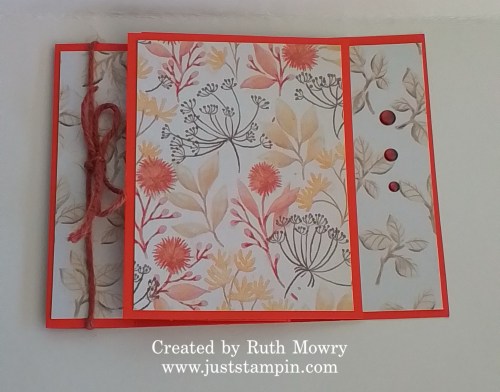 Stampin' Up! Glow of Harvest fun fold Card idea-visit juststampin.com for mystery stamping fun fold card ideas-Jeanie Stark StampinUp