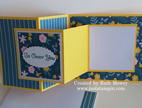 Stampin' Up! fun fold Get well Card idea-visit juststampin.com for mystery stamping fun fold card ideas-Jeanie Stark StampinUp