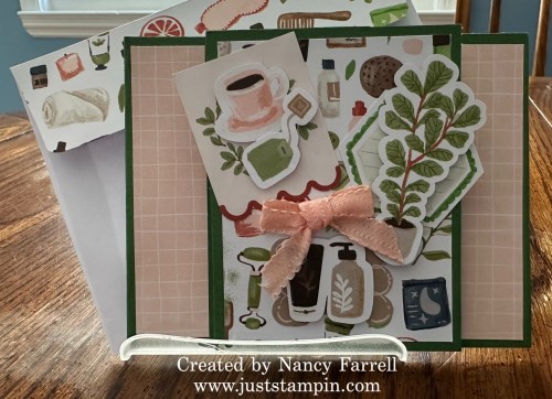 Stampin' Up! Hobby Haven fun fold Card idea-visit juststampin.com for mystery stamping fun fold card ideas-Jeanie Stark StampinUp