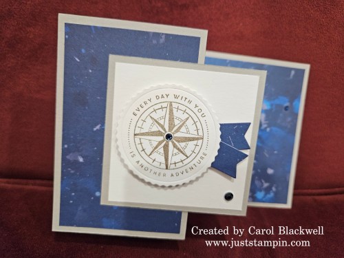 Stampin' Up! Double Z fun fold Card idea-visit juststampin.com for mystery stamping fun fold card ideas-Jeanie Stark StampinUp