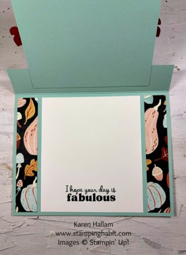Stampin' Up! Hello Gourd-geous Overlay fun fold fall Card idea-visit juststampin.com for mystery stamping fun fold card ideas-Jeanie Stark StampinUp