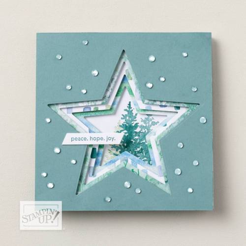 Stampin' Up! Shining Stars Dies card idea-visit juststampin.com for inspiration, ordering information, and more-Jeanie Stark StampinUp