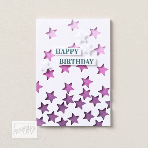 Stampin' Up! Shining Stars Dies card idea-visit juststampin.com for inspiration, ordering information, and more-Jeanie Stark StampinUp